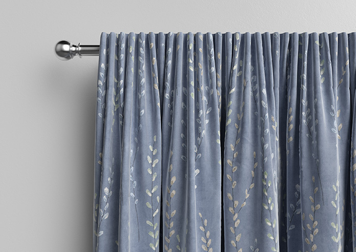 Willow Field, Indigo - Made to Measure Curtains - Image 10
